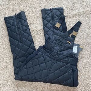 Goldbergh KAYA SALOPETTE BLACK Ski Pants Overalls NWT US size 10 ski bibs